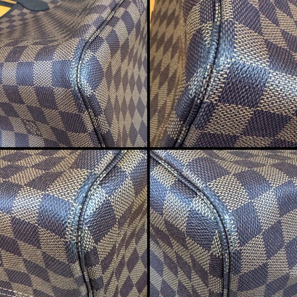 2024 Louis Vuitton Neverfull GM Damier Ebene Tote Bag w/ Cherry Red Interior - Picture 6 of 14